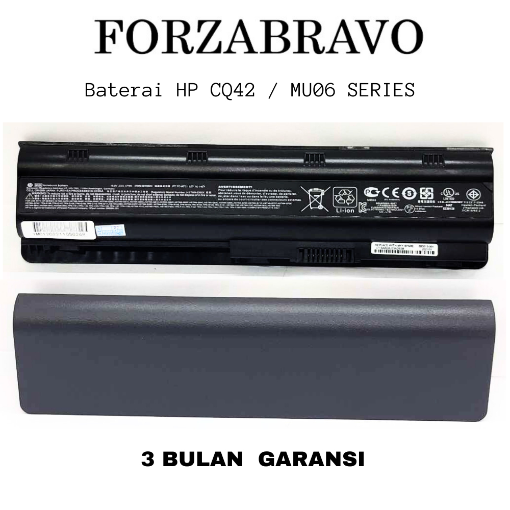 Original Baterai Battrey Batre laptop HP Compaq Presario CQ42 CQ42-151TX CQ42-179TX CQ42-108TU CQ43 
