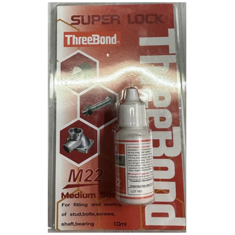 

THREEBOND SUPERLOCK MEDIUM STRENGHT 10ml