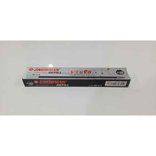 

ISI BOLPOIN SNOWMAN V-5 DAN V-8 HITAM [ 12PCS / PAK ]