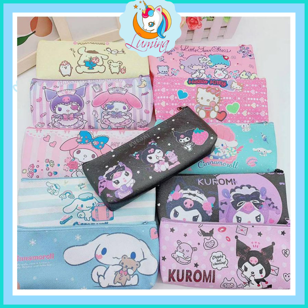 

Tempat Pensil Pouch Sanrio Karakter Lucu Case Multifungsi Medium Murah