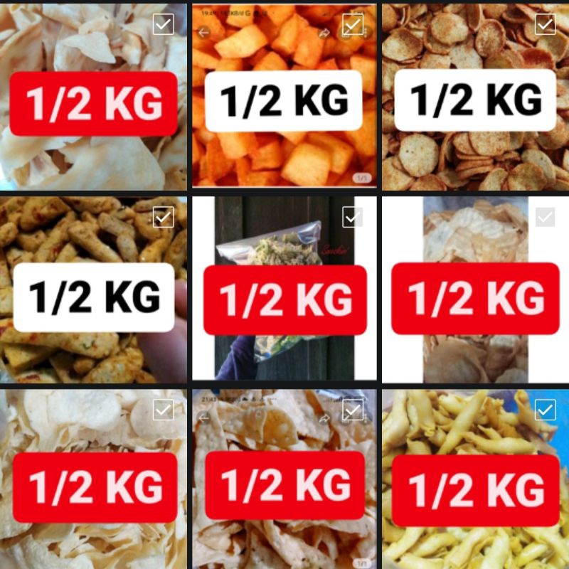 

PART 2 500gram ANEKA KRIPIK LENGKAP
