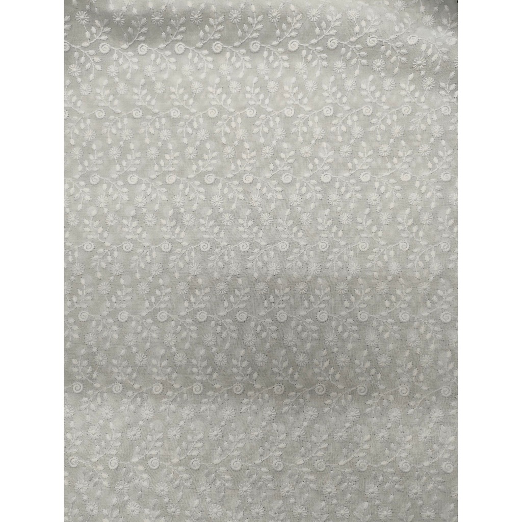 Hnna Kain Katun Paris Bordir Premium (Harga/Meter)