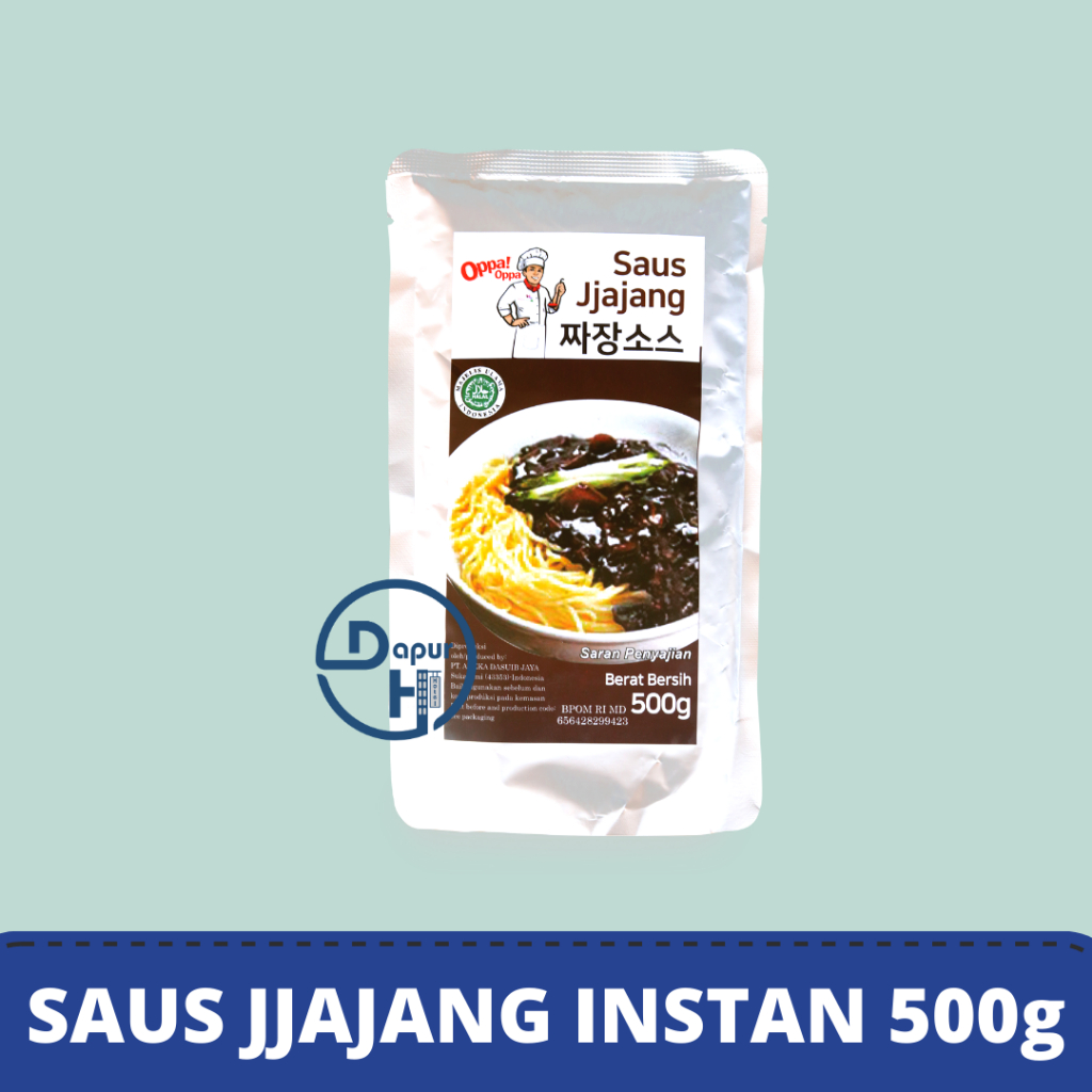 OPPA Saus Jjajang 500 g Halal |  Saus Jajangmyeon |  Pasta Kedelai Hitam