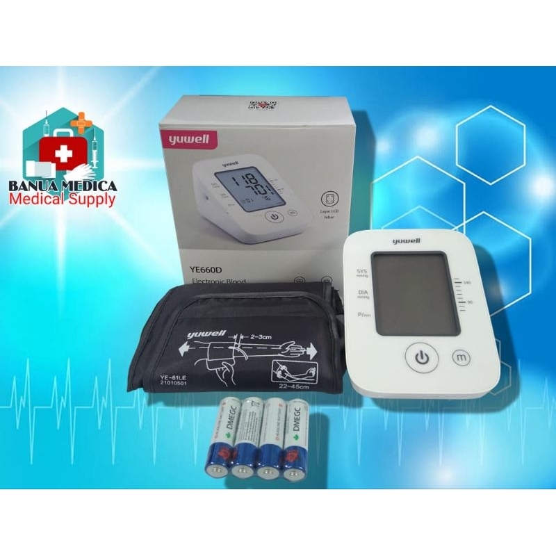 Tensimeter Digital Yuwell YE 660 D / Alat Tensi darah