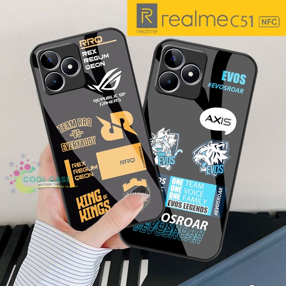 Softcase Kaca Case Realme C51 NFC Terbaru [CK176] - Casing Handphone Realme C51 NFC -  Pelindung Han