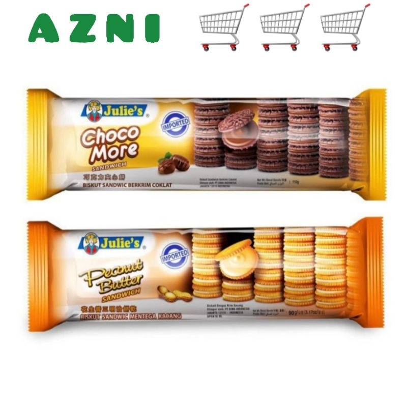 

Julie's Sandwich 90 Gr - Coklat/ Kacang/ All Varian