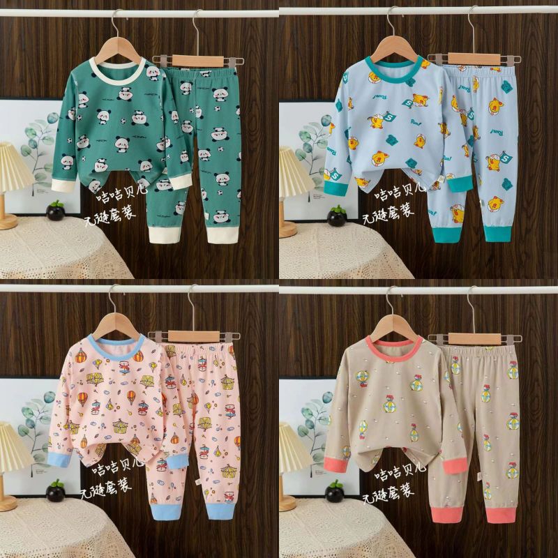 PIYAMA PREMIUM JOGER BRAND JIJIBER UNTUK 1-9 TAHUN