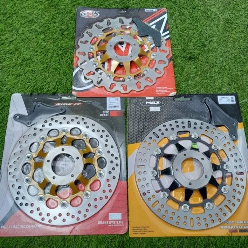 piringan cakram Supra x 300mm disk cakram depan piringan depan SUPRA X , GL ,MEGAPRO , lubang 5 Ceku