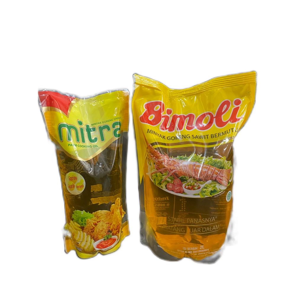 

paket sembako (Minyak Goreng Bimoli 2L & minyak goreng Mitra 1 Liter)