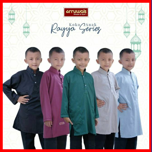 Family set Koko kurta Raya series by Arruwais (size anak, remaja, dewasa)