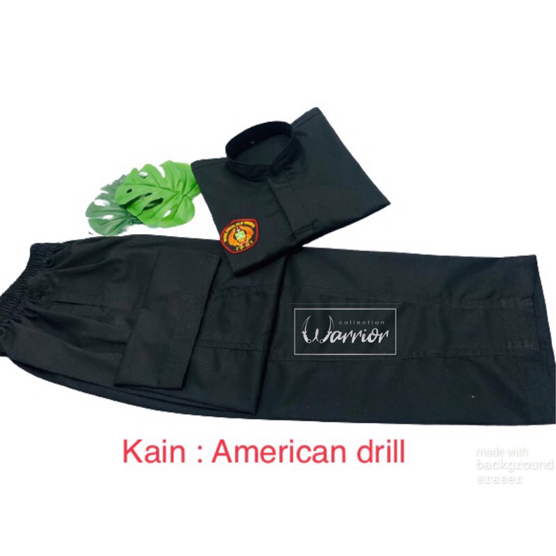 sakral ipsi / baju ipsi / seragam silat ipsi (bet putih/hitam)