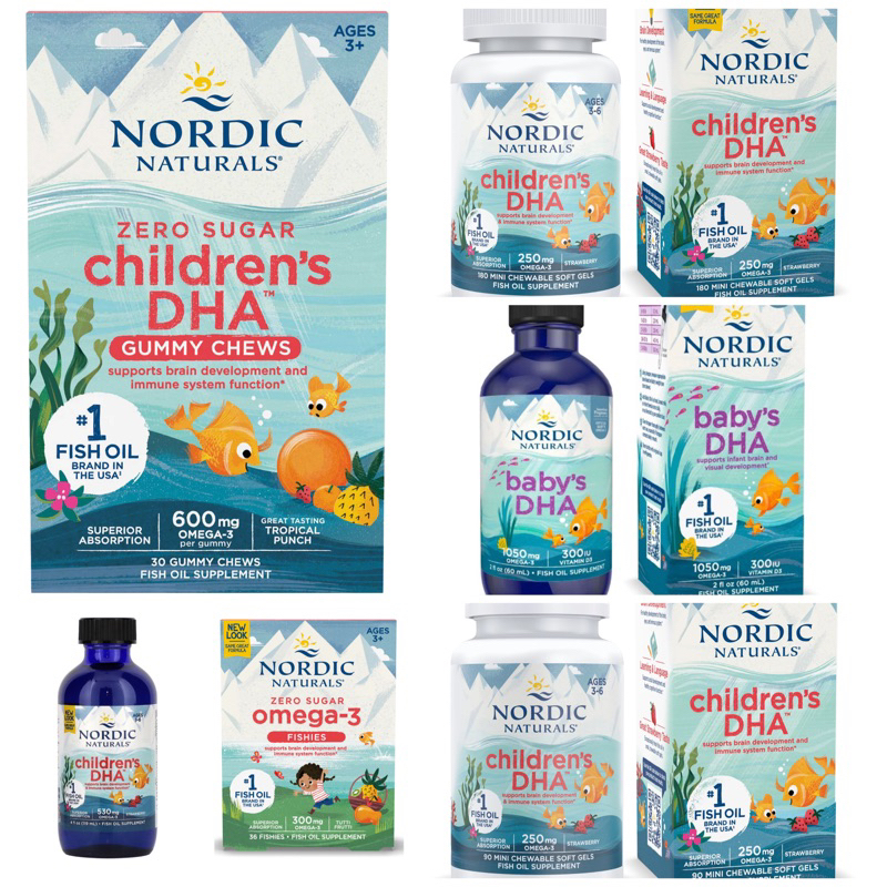 NORDIC NATURALS CHILDREN DHA ARCTIC COD LIVER OIL Nordic Natural Baby’s DHA – 60 ml nordic gummy che