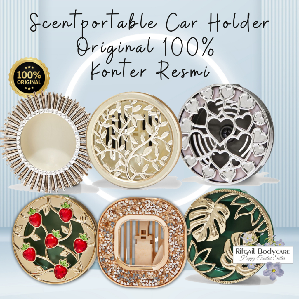 BBW Scentportable Car Visor Vent Clip Holder (CASING PENGHARUM MOBIL)