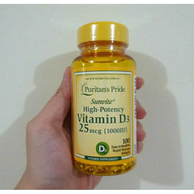 Puritan's puritan pride vitamin d3 vit d3 1000iu 1000 iu 100