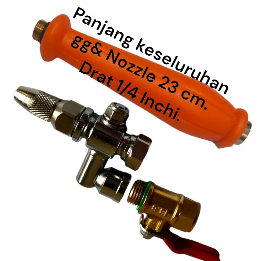 Nozzle Steam AC Flexible Set Komplit Oriiginal Tasco Taiwan