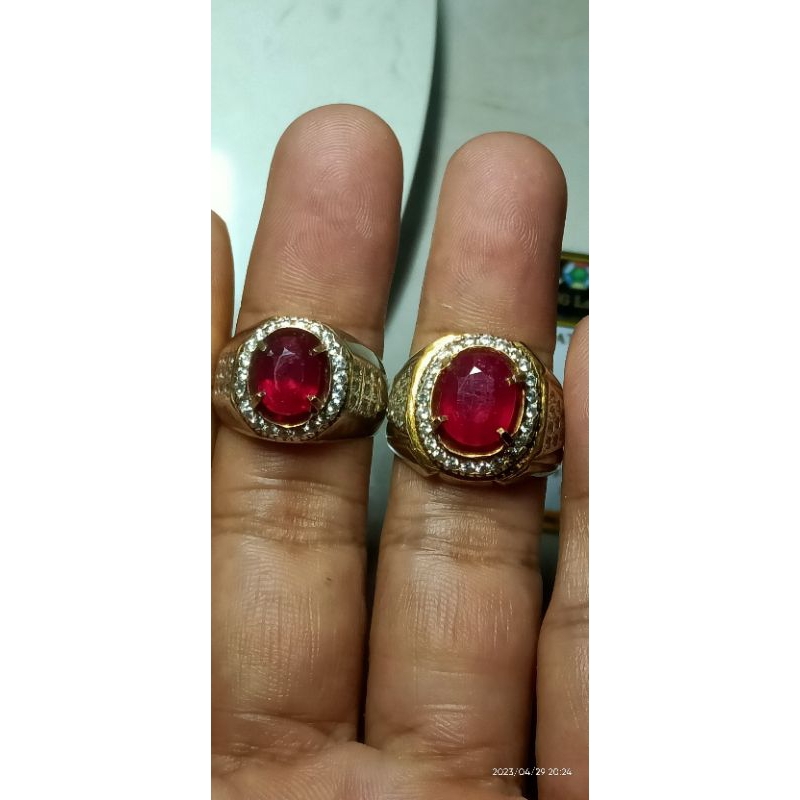 Ruby pigeon blood