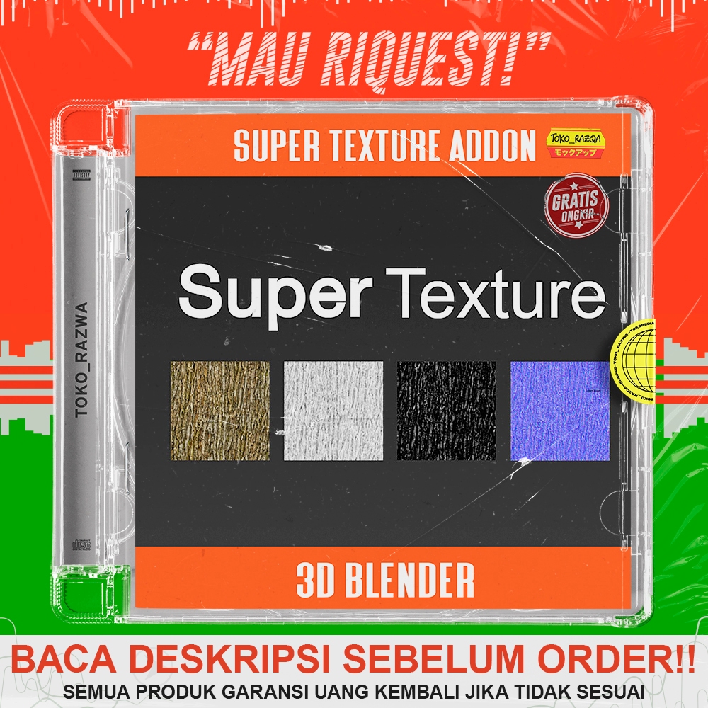 3D Blender - Super Texture Addon - 181023