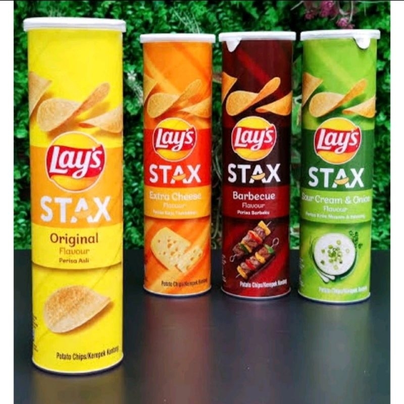 

Lay's Stax Original 135g Potato Chips Keripik Kentang Halal Lays