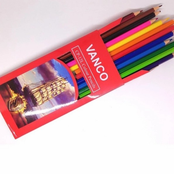

Pensil warna murah vanco panjang 12w