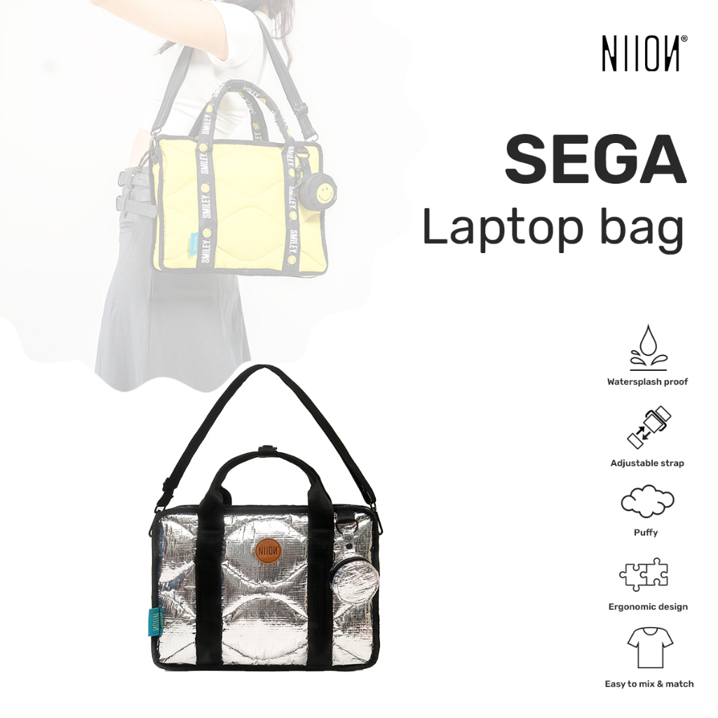 Tas Selempang Unisex Laptop Case NIION Sega Sterling Original