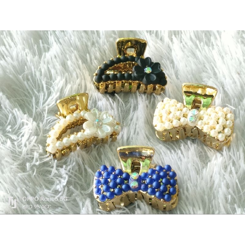 Jepit salon rambut mutiara KECIL / jepit rambut Korea / murah