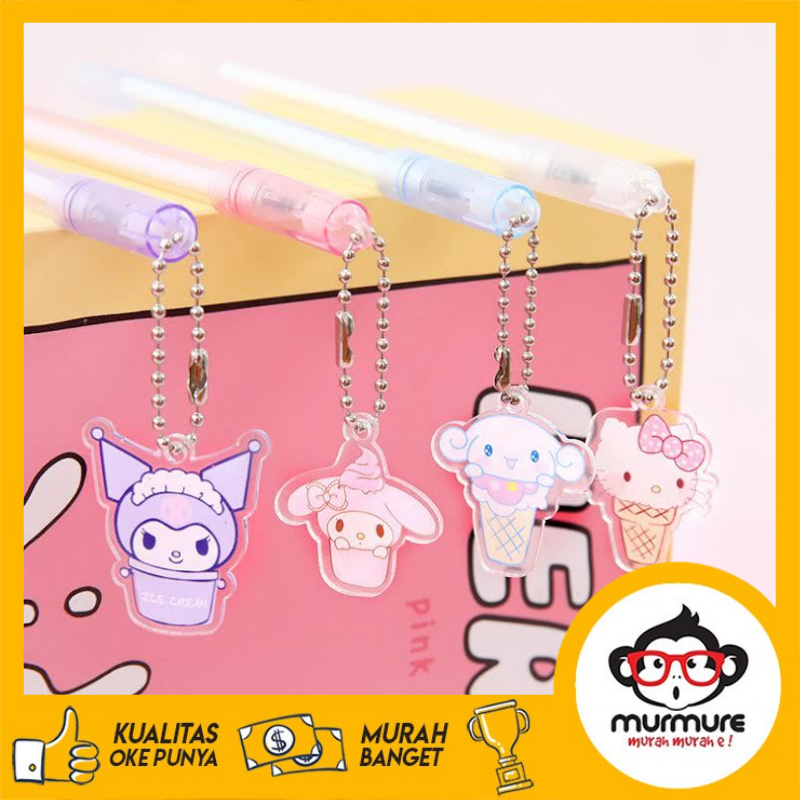 

MURMURE | PENA SANRIO PLUS GANTUNGAN BONEKA KARAKTER KITTY KOREA MURAH IMPORT