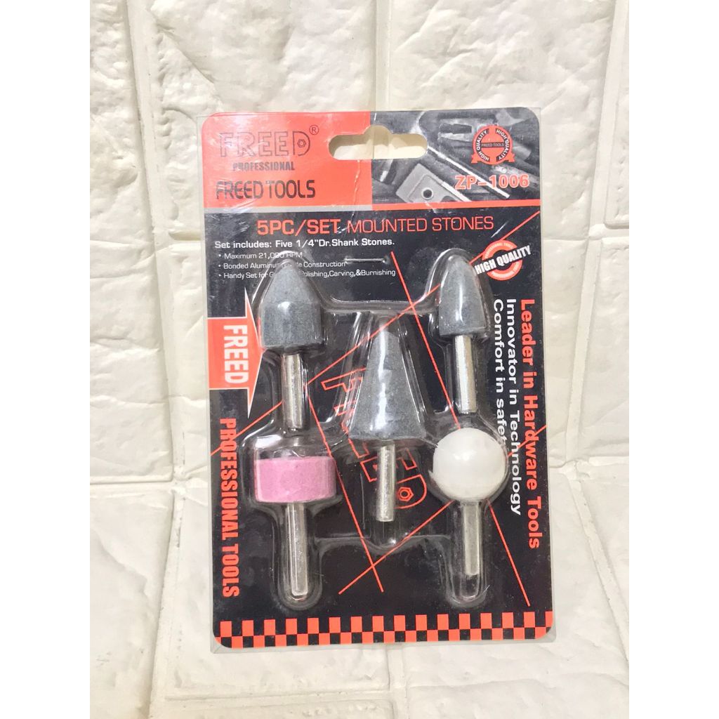 5 PC/SET MOUTED STONES ZO- 1006 FREED TOOLS