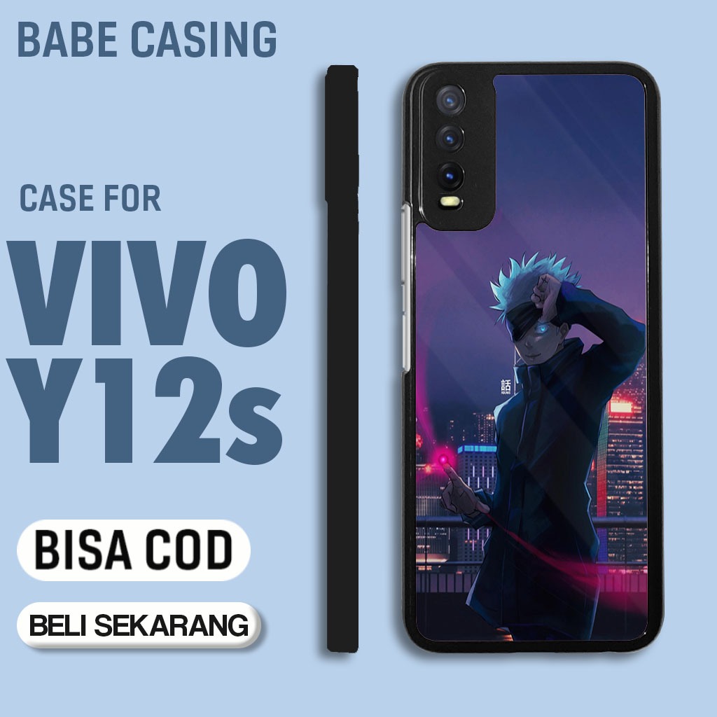 case hp vivo y12s y20 y20s terbaru aesthetic anime jujutsu art keren cowok keren lucu casing hp cewe