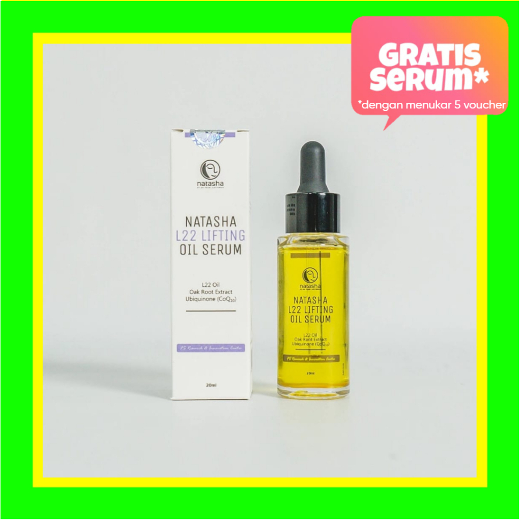L22LIFT Natasha Skin Care L22 Lifting Oil Serum 20 ml dr Fredi Setyawan Original Essence Anti Aging