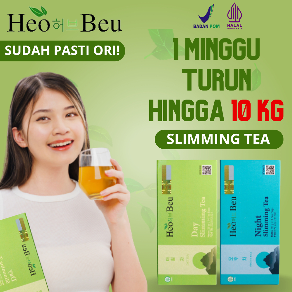 

TEH HEO BEU SLIMMING TEA BPOM ORI 100% TEH DIET HERBAL TEH KOREA