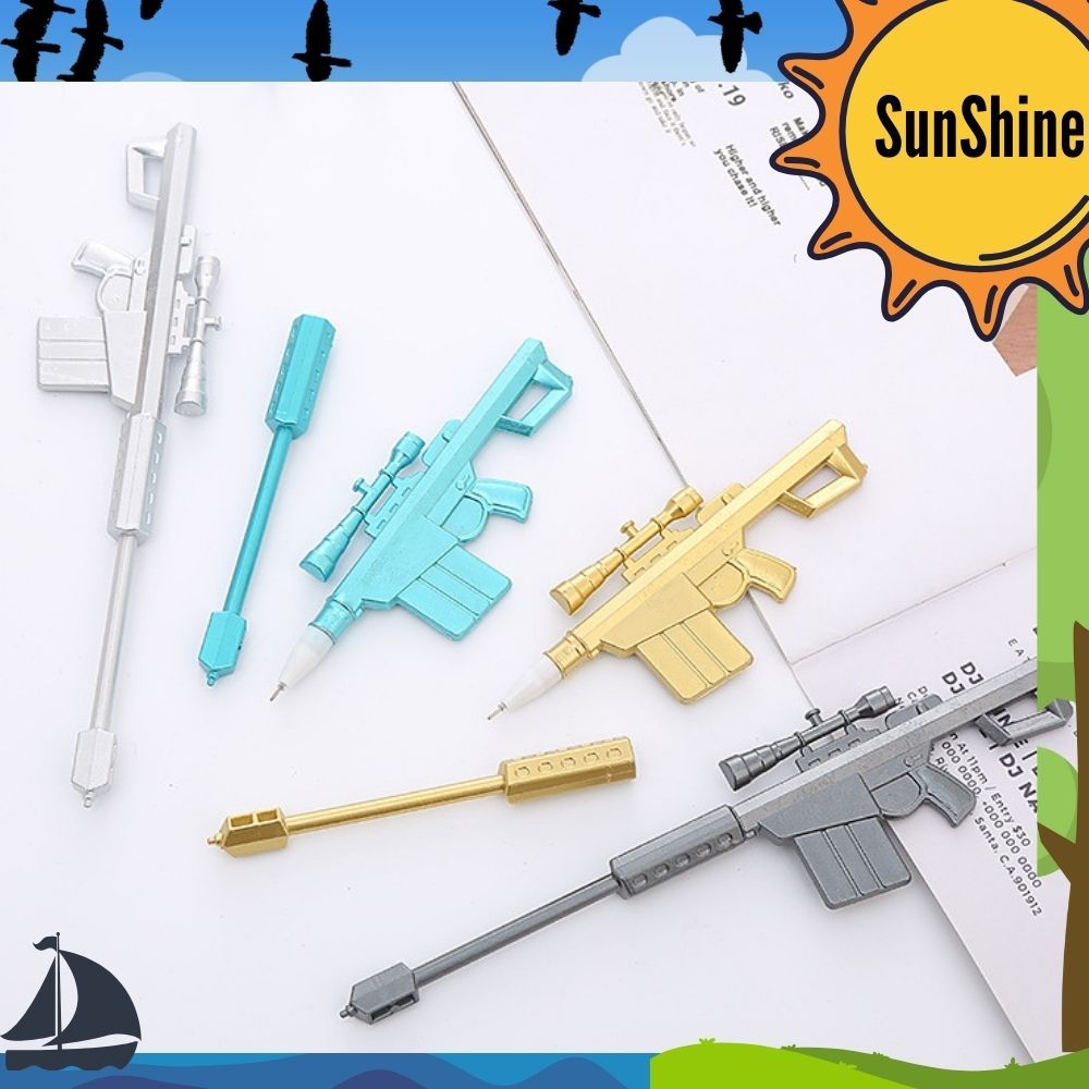 

✨Sunshine Fancy✨ SELUSIN / 12 Pcs Pulpen Pistol / Pena Senapan Keren S0230