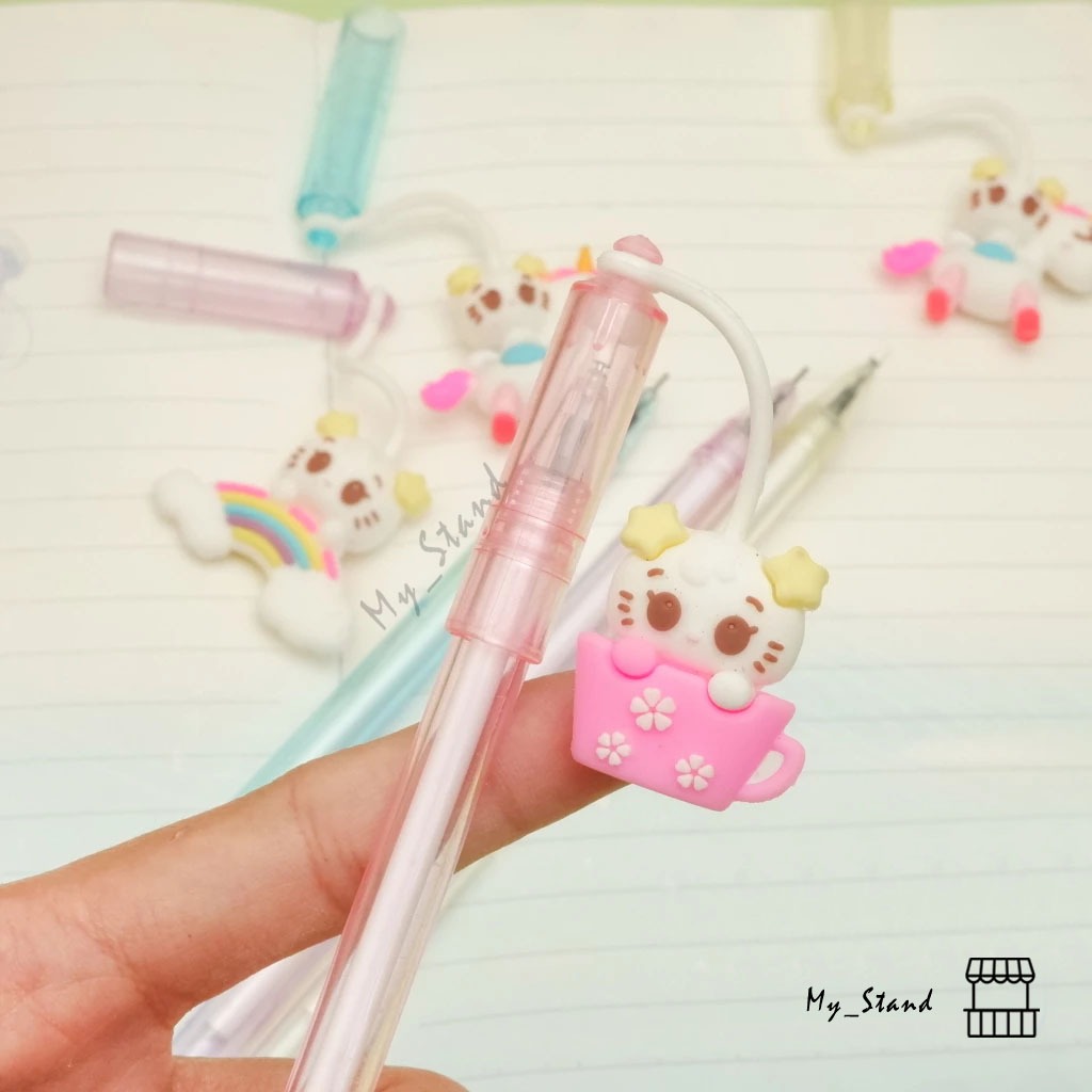 

Pena Gel Gantungan Unicorn Kucing Karet Pulpen Bolpen Bollpoint Tinta Hitam Littel Pony Kuda Poni Pelangi