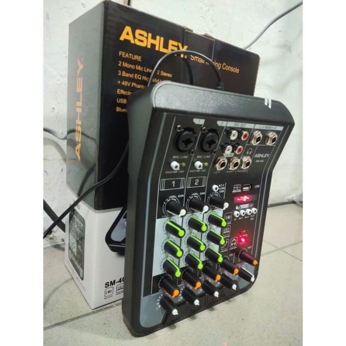 Mixer Ashley SM402 / SM-402 / SM 402 4 chanel ORIGINAL BLUETOOTH