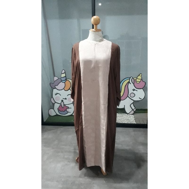 IWEARALICE GAMIS Dress Amanda Jacquard Wolfis Bigsize Jumbo