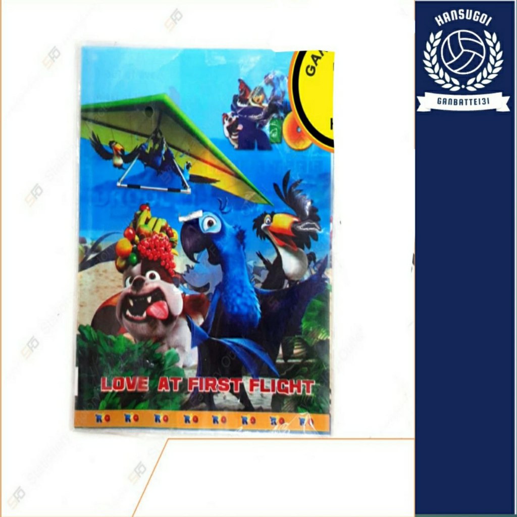 

Sampul buku plastik kwarto isi 10 lembar