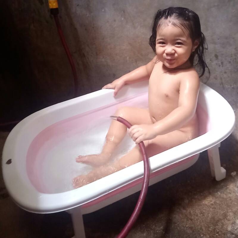 ND [Ready stock]Bak mandi bayi Bak mandi bayi lipat Bak mandi lipat Tempat mandi Bak bayi mandi