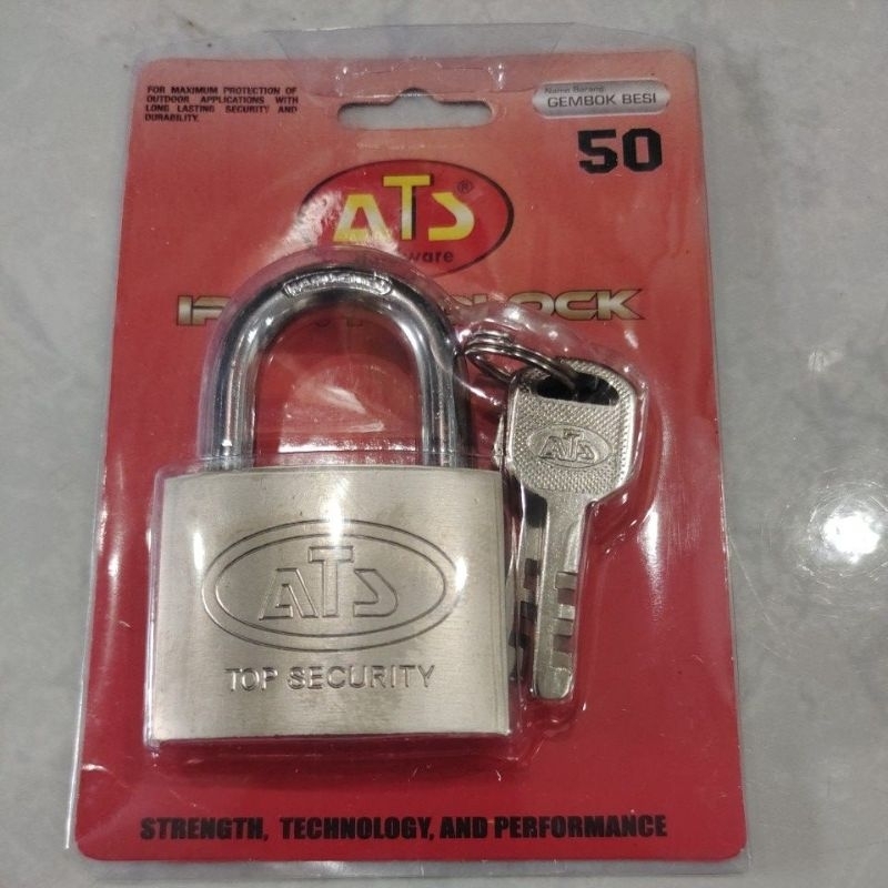 ATS Gembok 50mm pendek / Gembok ATS 50mm pendek