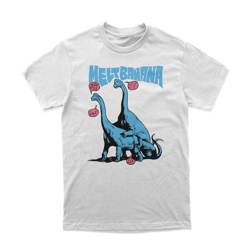 Kaos Tshirt Baju Band Melt Banana "Dinosaur" Merchandise