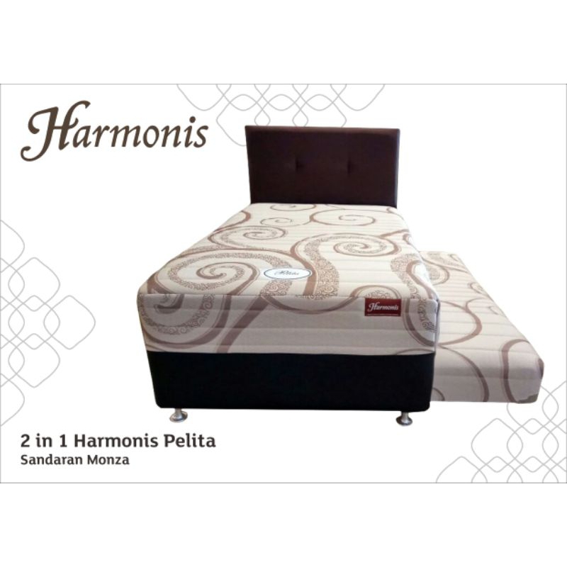 SPRING BED HARMONIS 2 IN 1 SPRING BED MINIMALIS SPRING BED ROMANCE