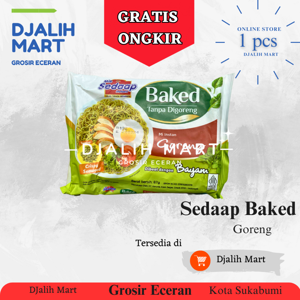 

mie sedaap baked goreng