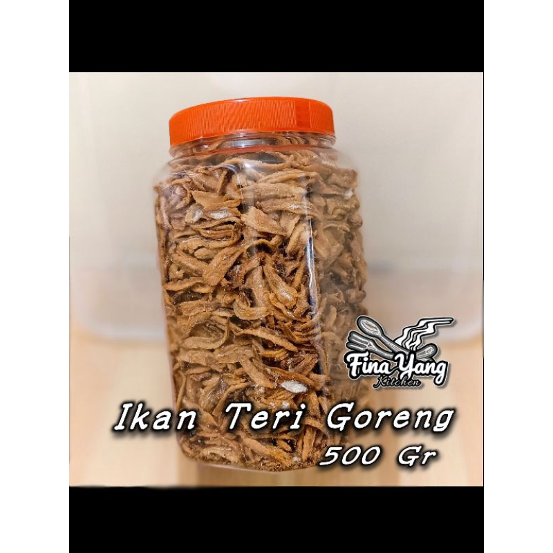 

ikan teri goreng garing toples besar 570gr