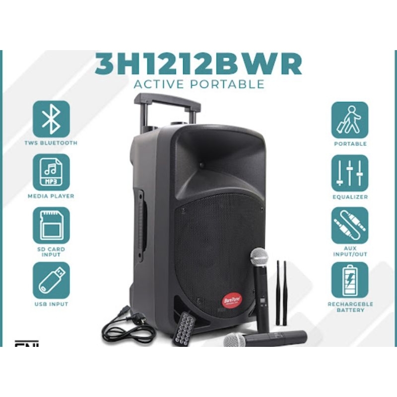 SPEAKER portable Baretone Max 12 BWR