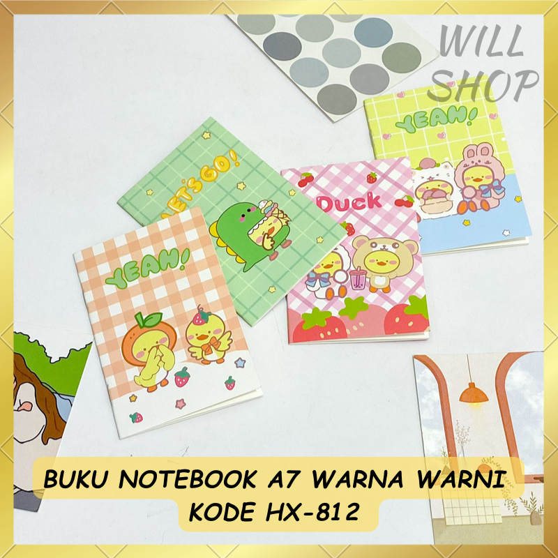 

BUKU NOTEBOOK A7 WARNA WARNI KODE HX-812 / MINI BOOK BUKU TULIS BERGARIS / BUKU CATATAN KANTONG UNIK TERBARU BISA GROSIRAN COD TERMURAH