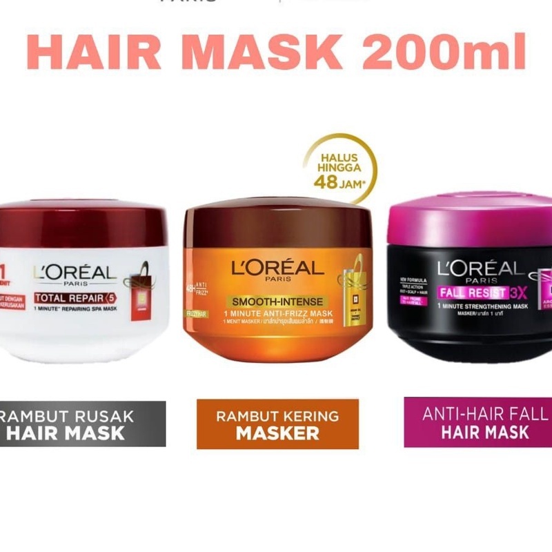 ☑️ YK ☑️ LOREAL Paris Masker rambut elseve