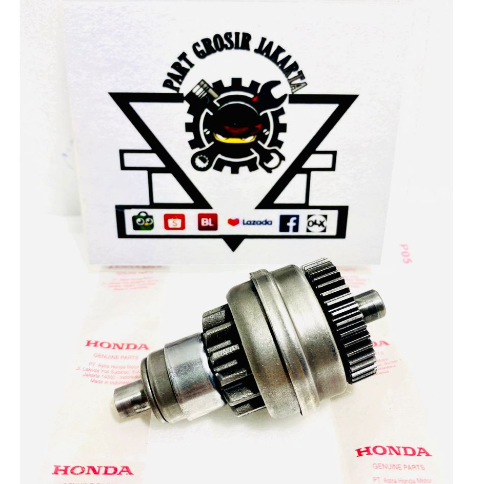 GIGI GRANAT PINION STARTER BEAT KARBU BEAT FI SCOOPY KARBU SCOOPY FI VARIO TEKNO 110 KARBU VARIO 110