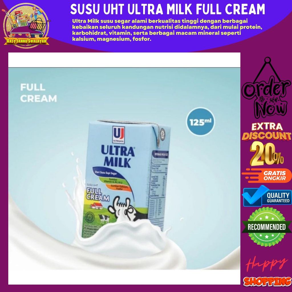 

Ultra Milk Full Cream 125ml