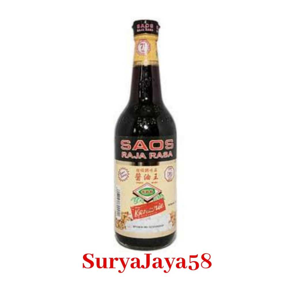 

Saos Raja Rasa cap kenarie 600ml | Kecap Raja rasa 600ml- DUS SuryaJaya58