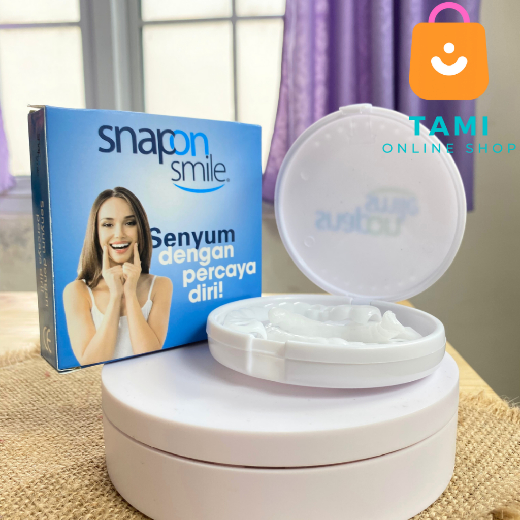 Snap On Smile 100% ORIGINAL Perawatan Kesehatan Gigi Palsu Renggang SnaponSmile 1 Set Atas Bawah Ven