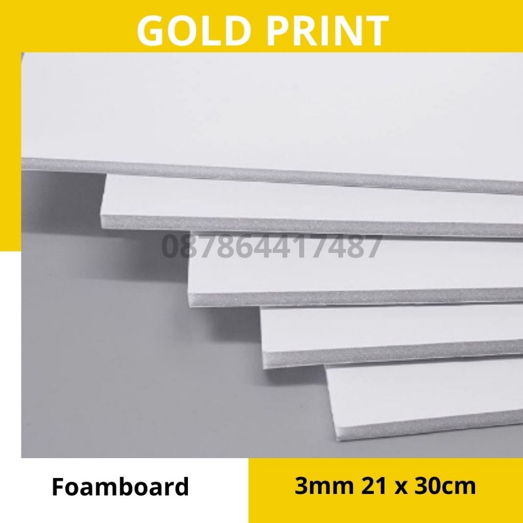 

Foamboard 3mm x 21 x 30cm