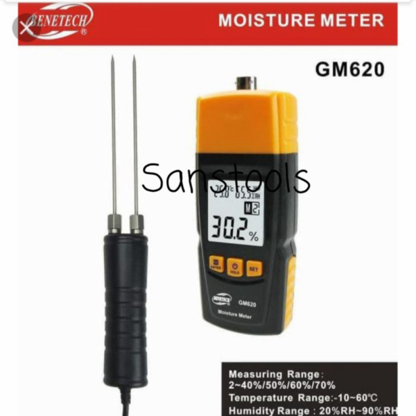 

Benetech GM620 Wood moisture meter test kadar air kayu GM-620 Original Diskon